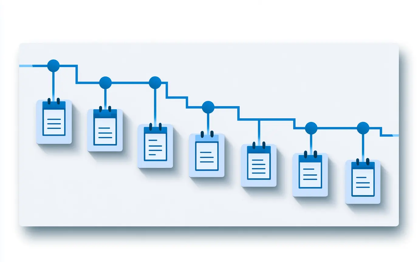 Timeline diagram of FHA and FHFA credit scoring model implementation from 2022 validation to 2026 lender adoption