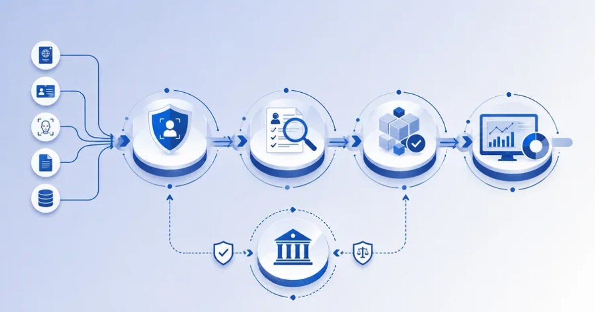 KYC for lenders compliance framework showing customer identification due diligence transaction monitoring and 2026 regulatory demands